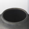 Kilian Short Brown-Gray Double Ear Vase, by Mercana, 9.45" length x 9.45" width x 8.46" height thumbnail 7