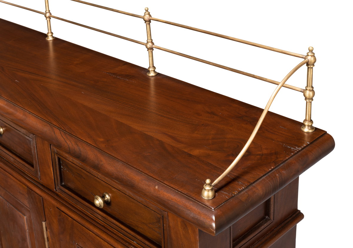 Covent Gardens Sideboard  Cognac, by Sarreid, 1' length x 8' width x 3'7" height View 12