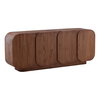 Downey Sideboard Brown, Sideboards & Buffet by Dovetail, 78.5" width x 30.11" height x 17.5" depth thumbnail 1