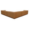 Clove L-shaped Sectional Tan, Sectional Sofa by Moe's Home, 127.2" width x 26.5" height x 127.2" depth thumbnail 3