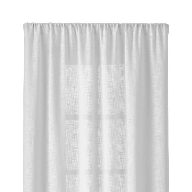 Online Designer Hallway/Entry Lindstrom White 48"x96" Curtain Panel