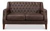 Brooks Leather Tufted 2 Seat Sofa thumbnail 1