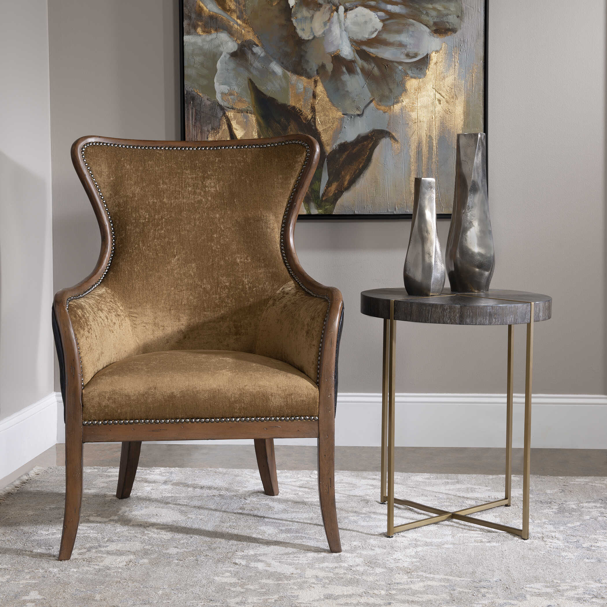 Taja Round Accent Table large image 