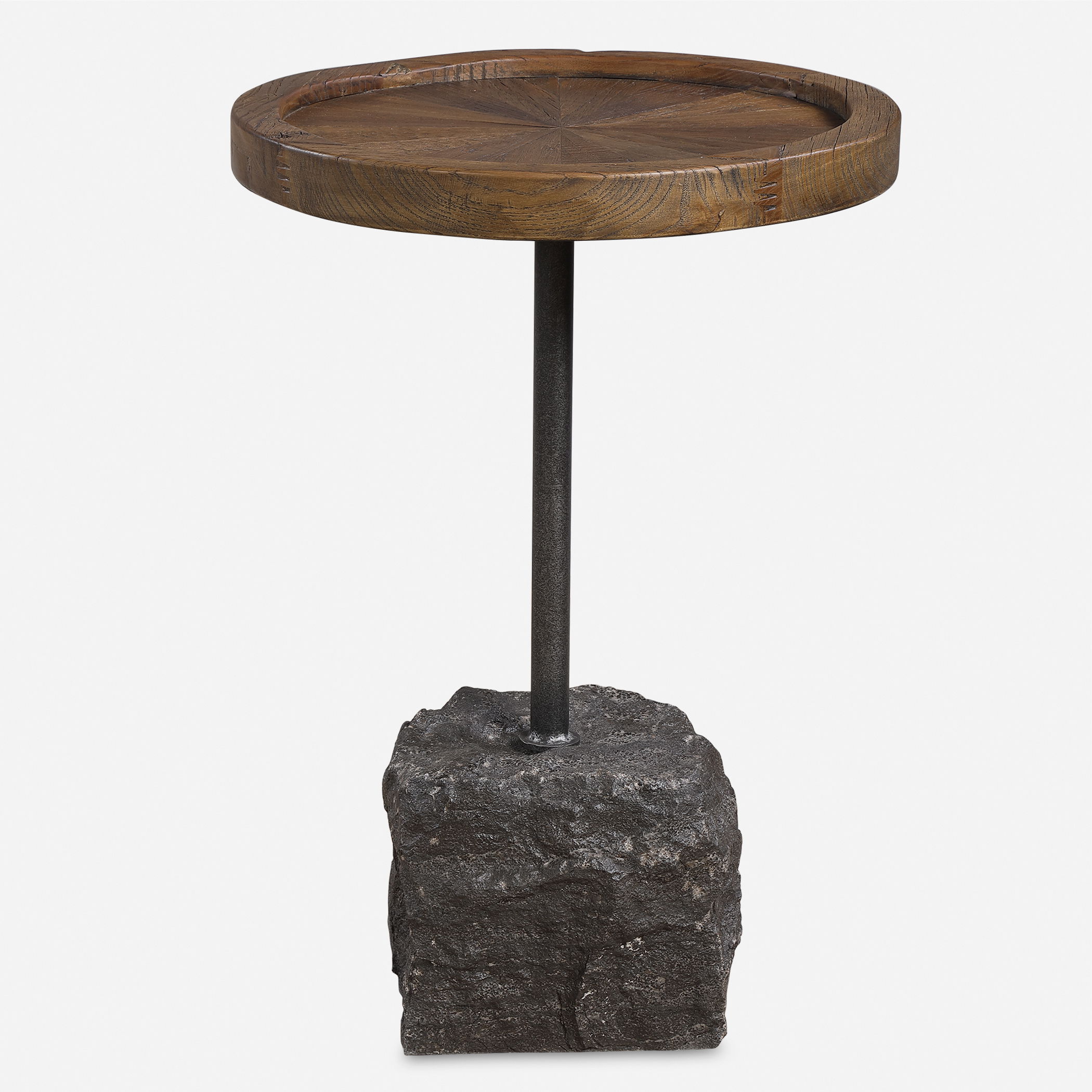 Horton Rustic Accent Table large image 