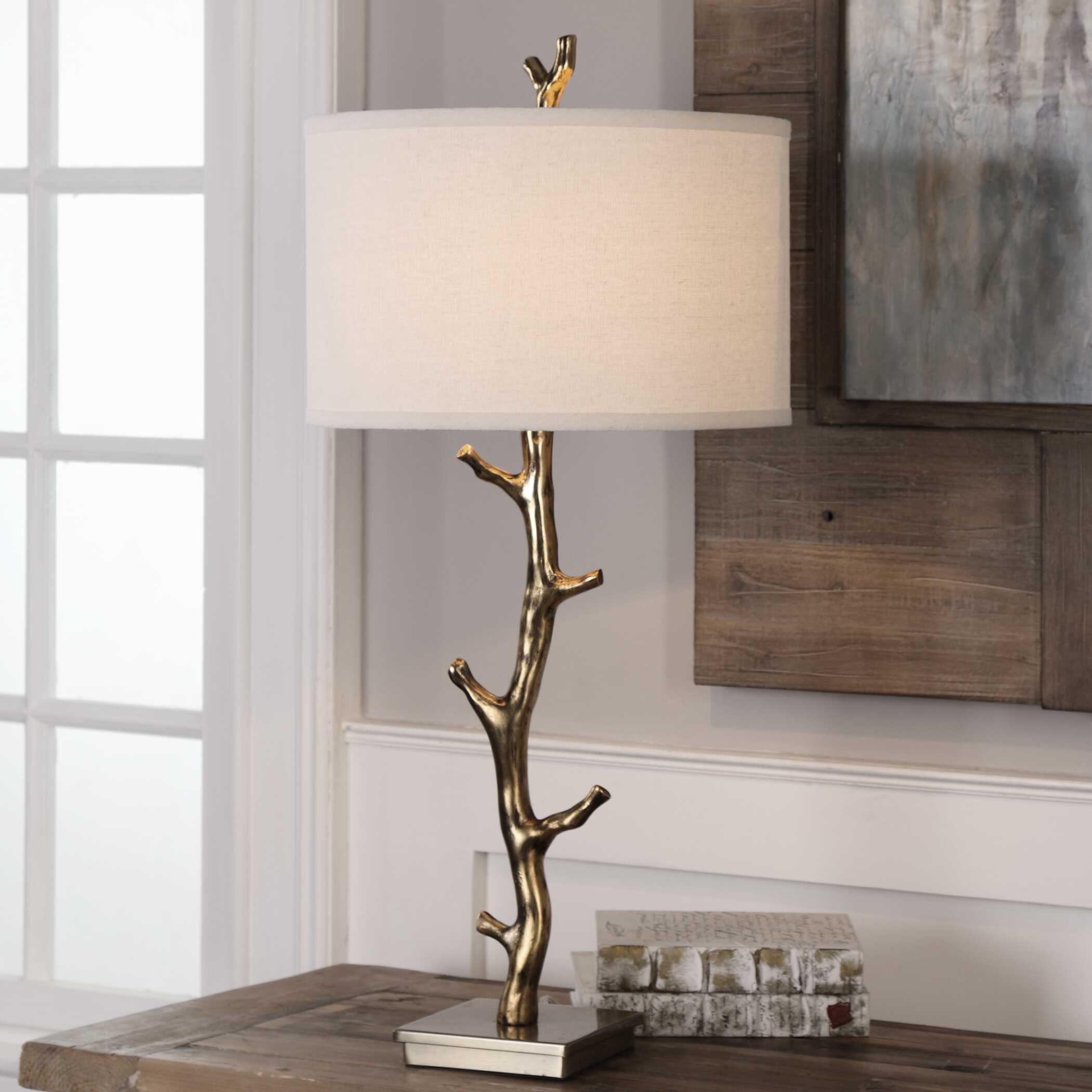 Javor Tree Branch Table Lamp, by Uttermost, 15" width x 33.75" height x 15" depth View 2
