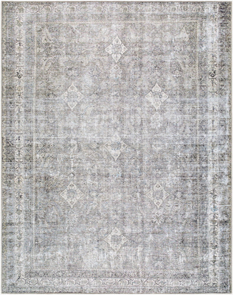 Kemer Machine Woven Rug, by Surya, 9'0.27" length x 6'6.74" width