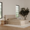 Maren Queen Bed Beige, by Moe's Home, 70" width x 45.3" height x 92" depth thumbnail 12