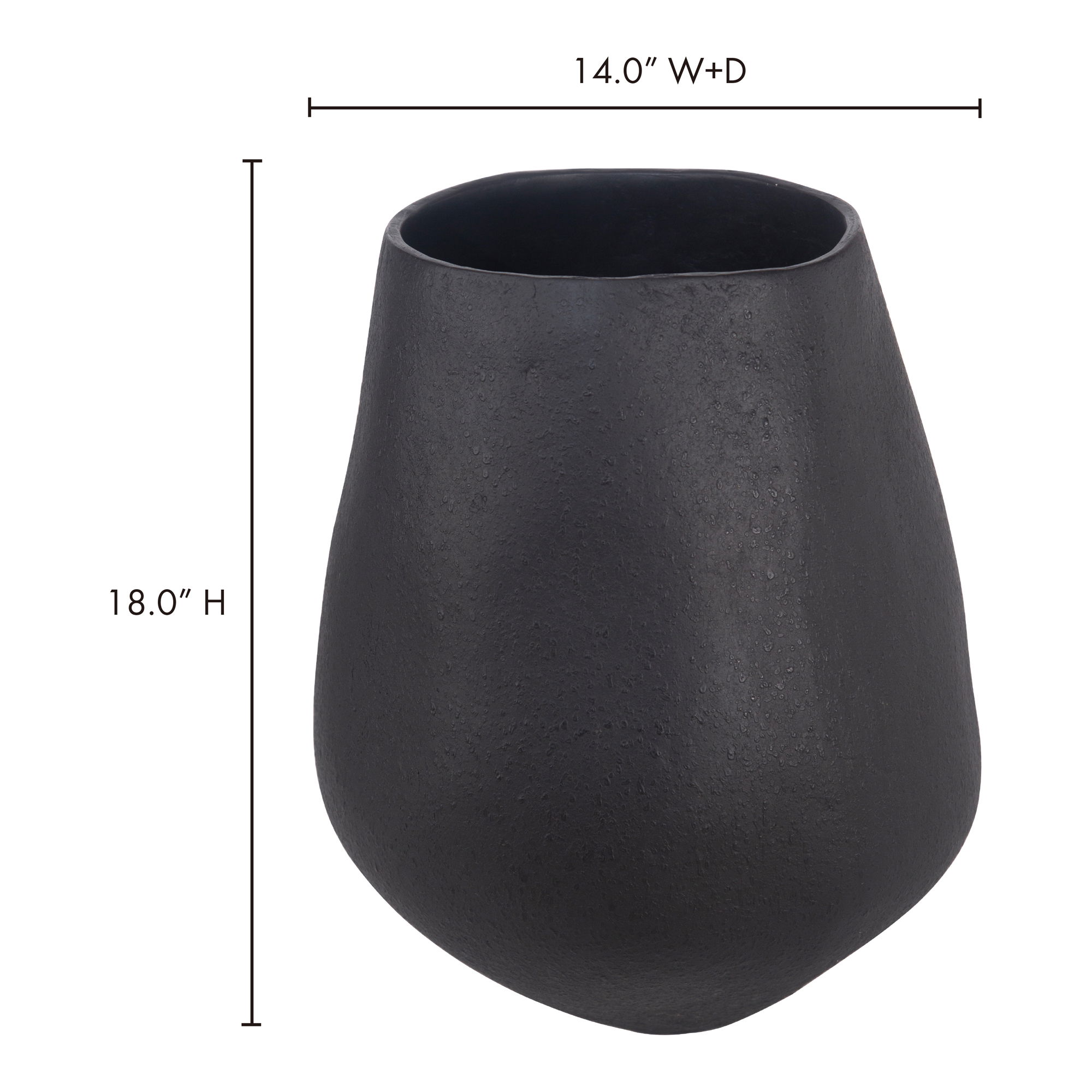 Voss Decorative Vessel Black large image 