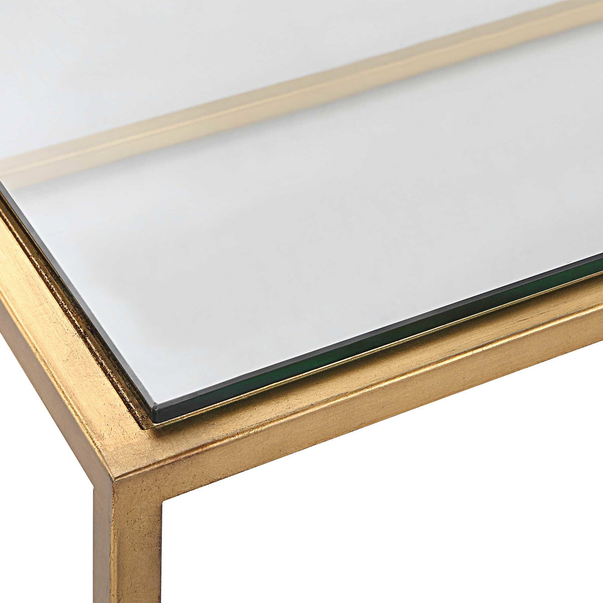 Bravura Gold Coffee Table, Furniture by Uttermost, 48" width x 16.75" height x 30" depth View 6