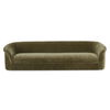 Thora Sofa Dark Green, Sofas & Sectional by Moe's Home, 109" width x 29" height x 36.25" depth thumbnail 1