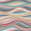 Mosaic Waves Pink Peel & Stick Wallpaper, by York Wall, 18'10.8" length x 1'6" width x 0.02" depth thumbnail