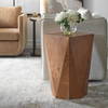 Hughes Geometric Accent Table, Side & End Table by Uttermost, 14" width x 24" height x 14" depth thumbnail 4