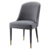 Brie Armless Chair Gray Set Of 2, Accent Chair by Uttermost, 21" width x 36.5" height x 27" depth thumbnail 3