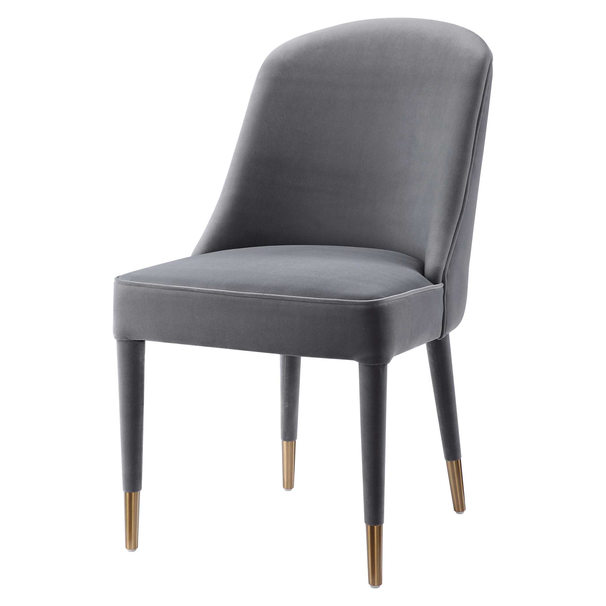 Brie Armless Chair Gray Set Of 2 large image 