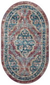 Rifle Paper Co. x Loloi Courtyard Rug, 1'6" length x 1'6" width thumbnail 6