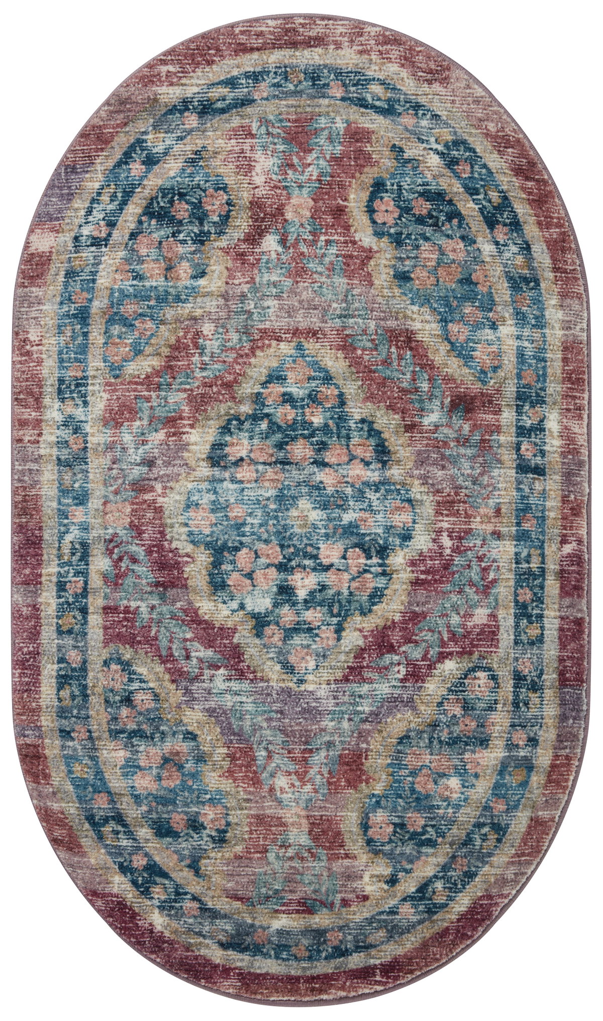 Rifle Paper Co. x Loloi Courtyard Rug, 5' length x 7'6" width View 6