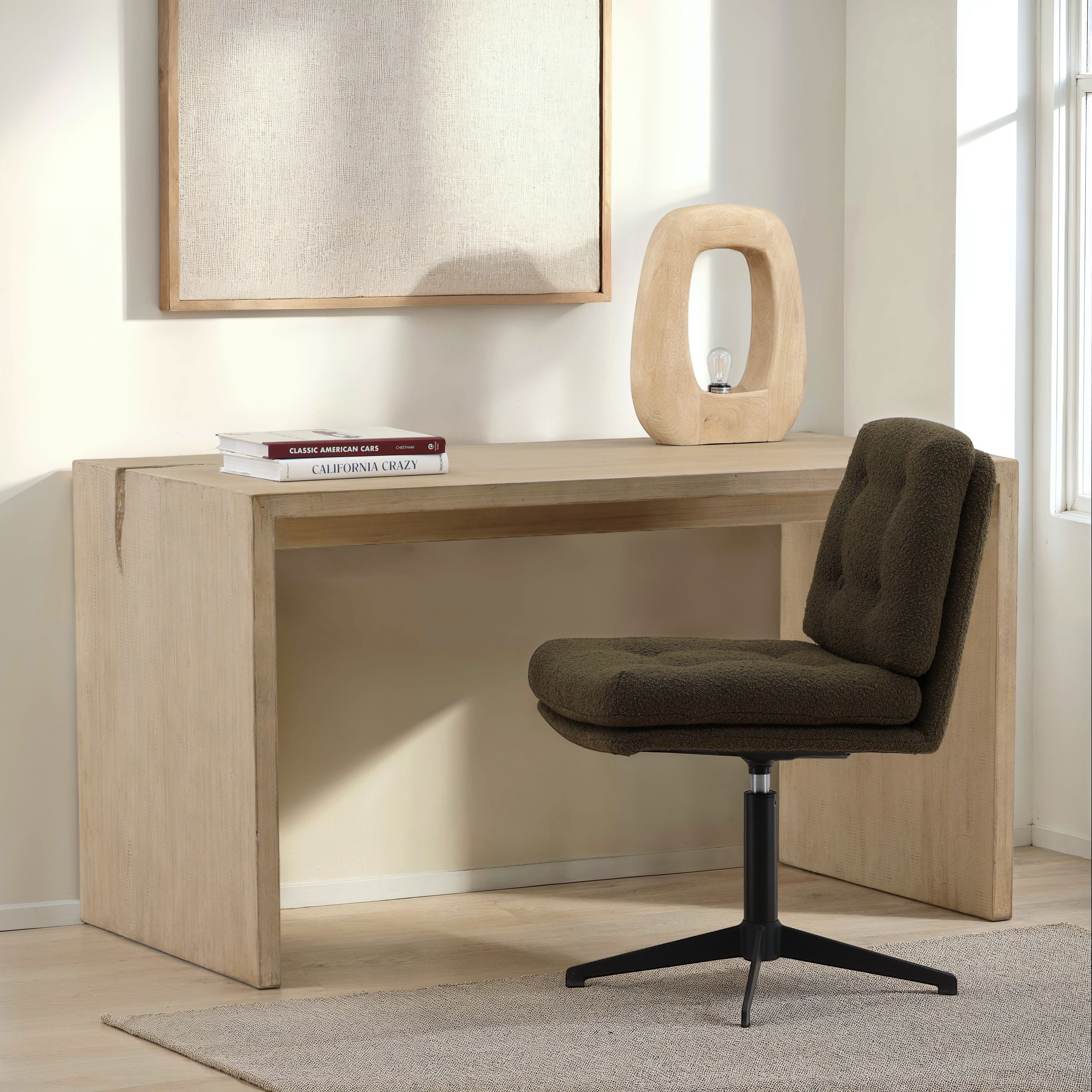 Merwin Desk, by Dovetail, 54" width x 30" height x 28" depth View 5