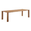 Post Large Table Large Natural Oak, Dining Table by Moe's Home, 96" width x 29" height x 39" depth thumbnail 2