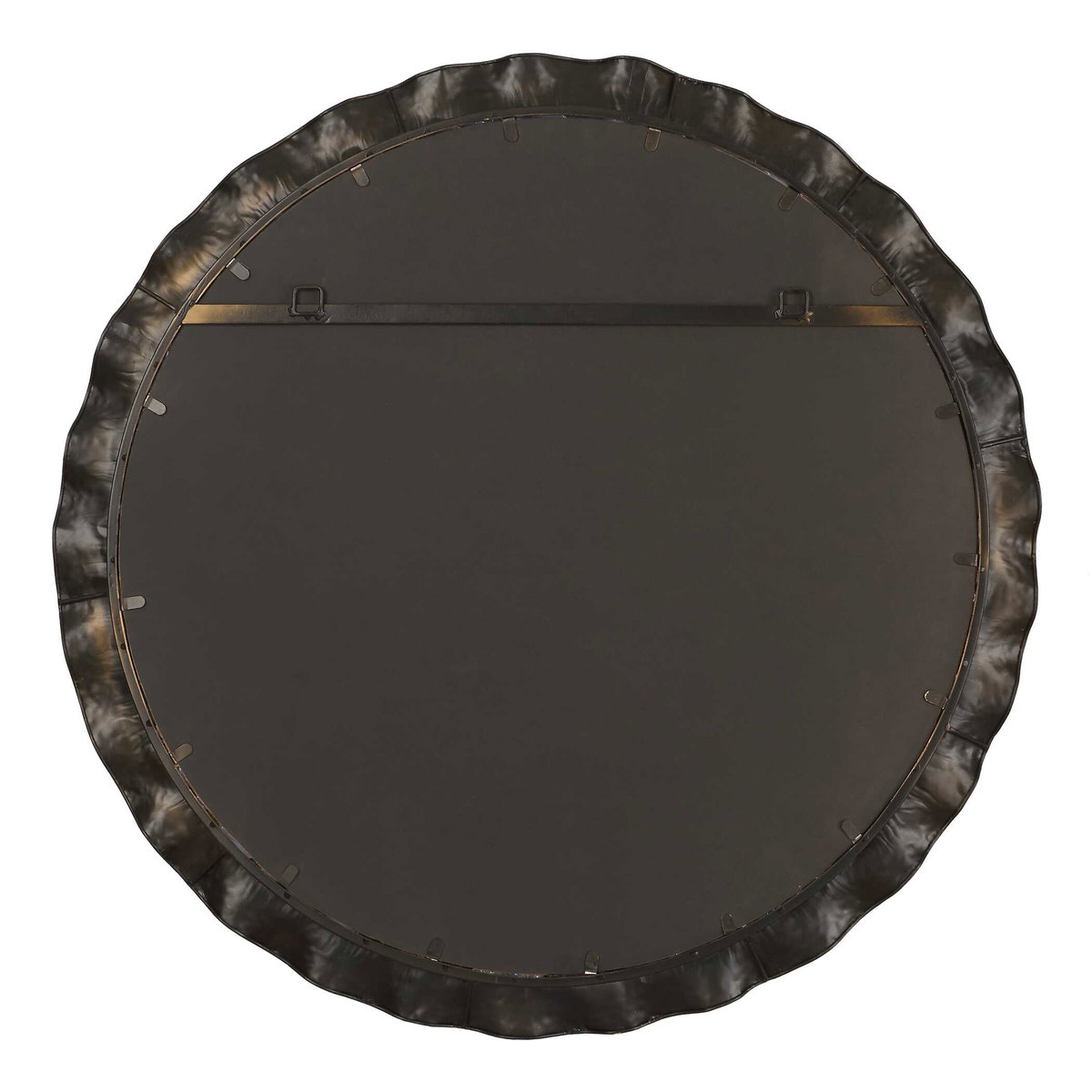 Haya Round Gold Mirror, by Uttermost, 39.75" width x 39.75" height x 2" depth View 7