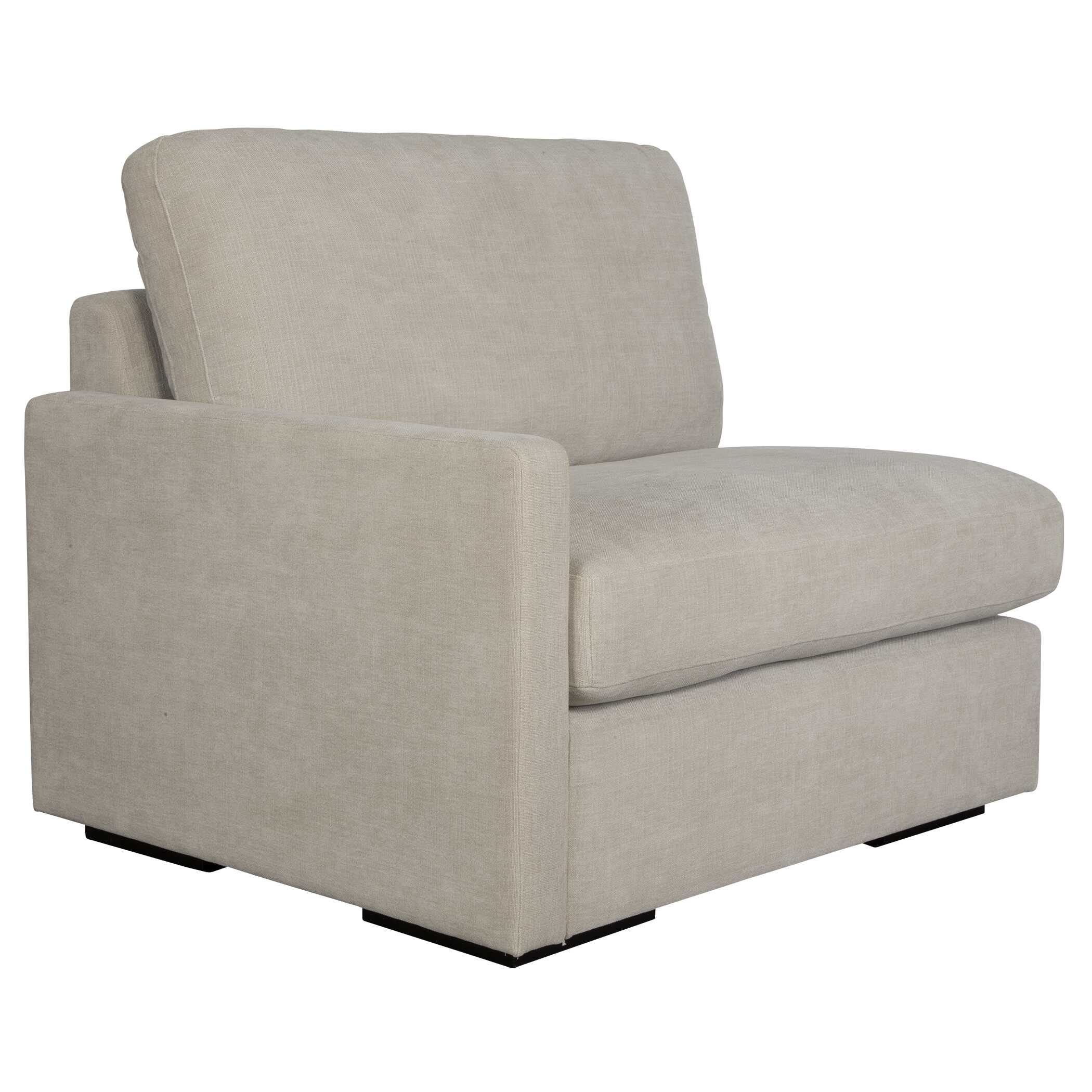 Refuge Sand Left Arm Facing Sofa, Furniture by Uttermost, 43.25" width x 30" height x 37.5" depth View 4