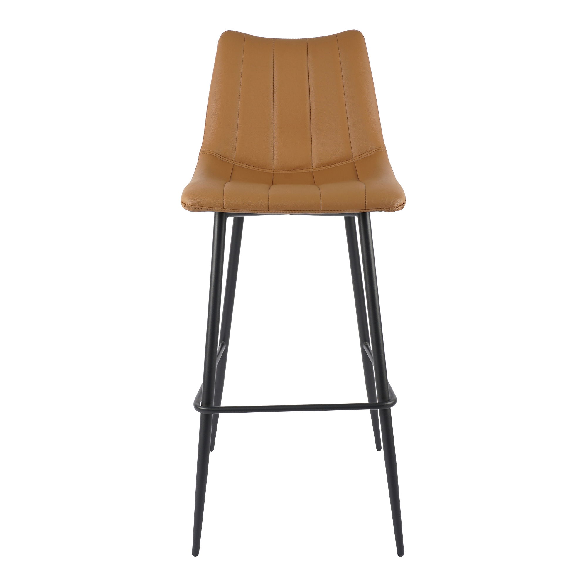 Alibi Barstool Tan - Set Of Two, Counter & Bar Stool by Moe's Home, 17.7" width x 41.5" height x 20" depth View 3