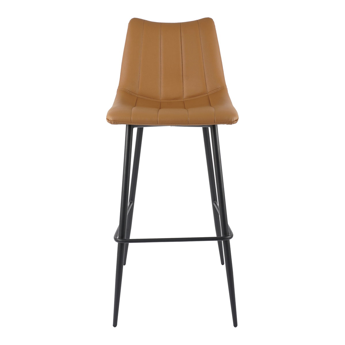 Alibi Barstool Tan - Set Of Two, Counter & Bar Stool by Moe's Home, 17.7" width x 41.5" height x 20" depth View 3