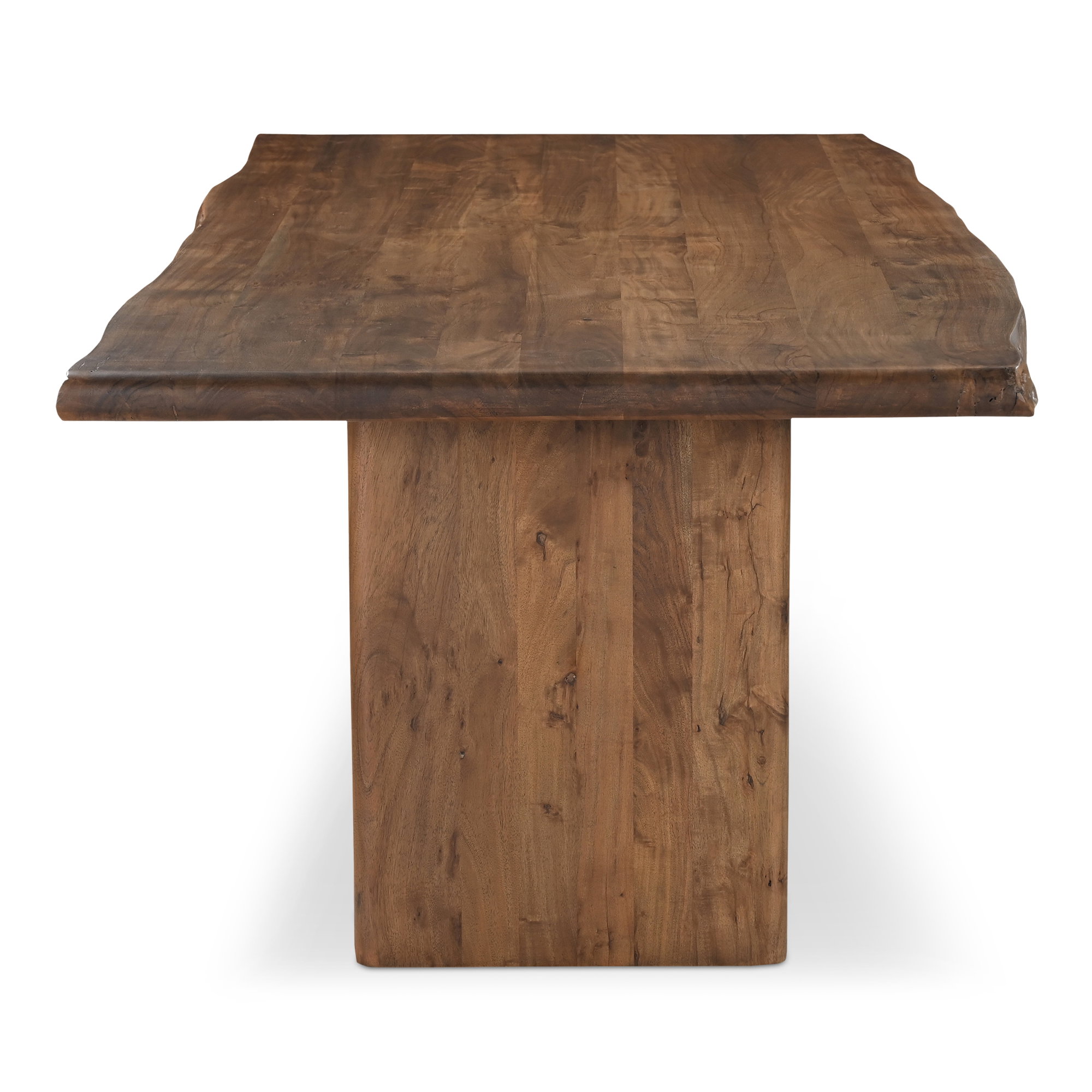 Lila Small Dining Table Brown, by Moe's Home, 78" width x 30" height x 40" depth View 7