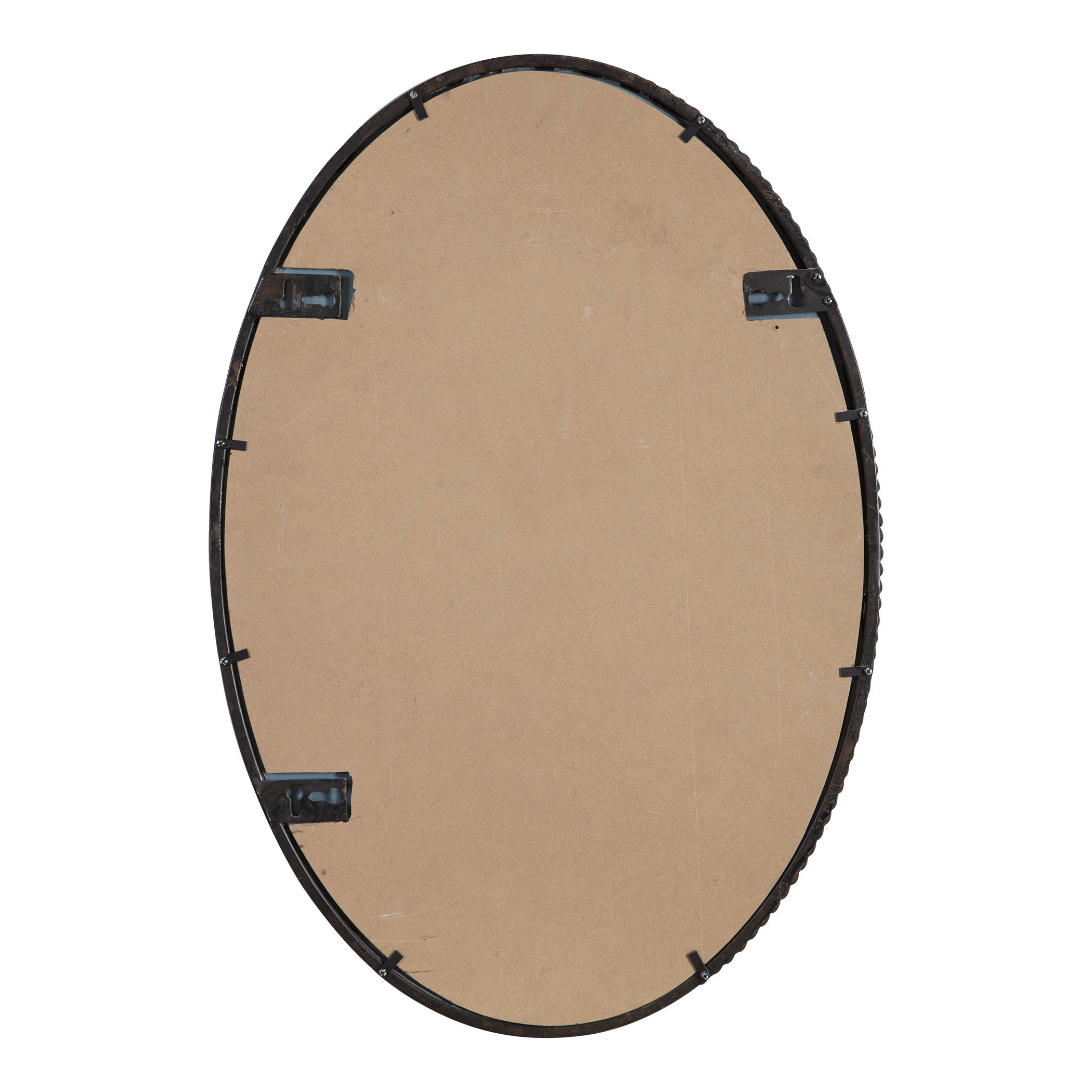 Sherise Bronze Oval Mirror, by Uttermost, 22" width x 32" height x 1.75" depth View 7