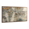 Behind The Falls Abstract Art, by Uttermost, 69.75" width x 35.75" height x 1.5" depth thumbnail 4