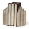Empire Sandstone Resin Arc Book End Set, Bookend by Mercana, 14.57" length x 4.92" width x 10.24" height thumbnail 1