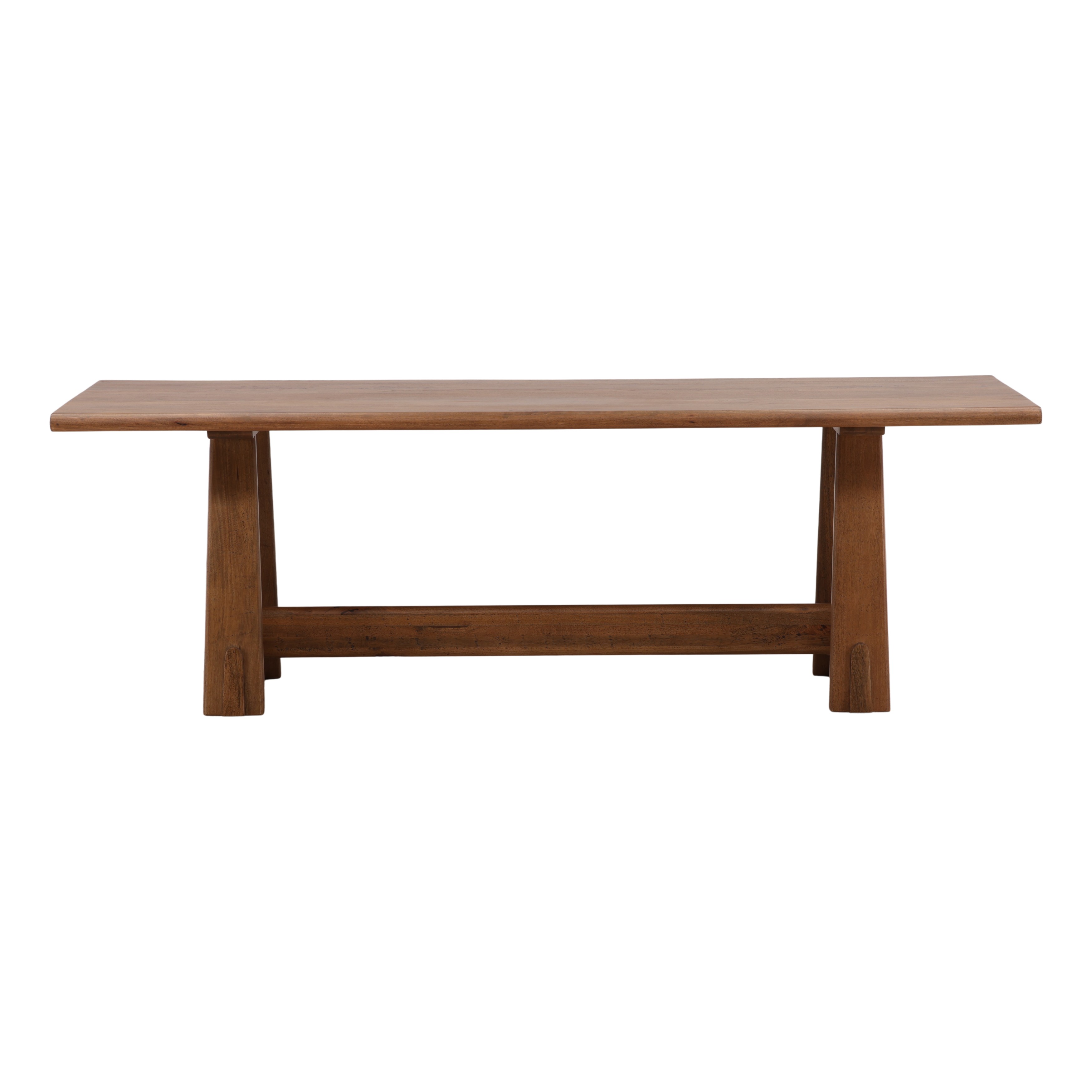 Lachlan Dining Table Natural, by Dovetail, 92" width x 30.5" height x 40" depth View 2