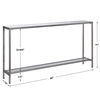 Hayley Silver Console Table thumbnail 2