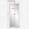Cyprus White Dressing Mirror thumbnail 2