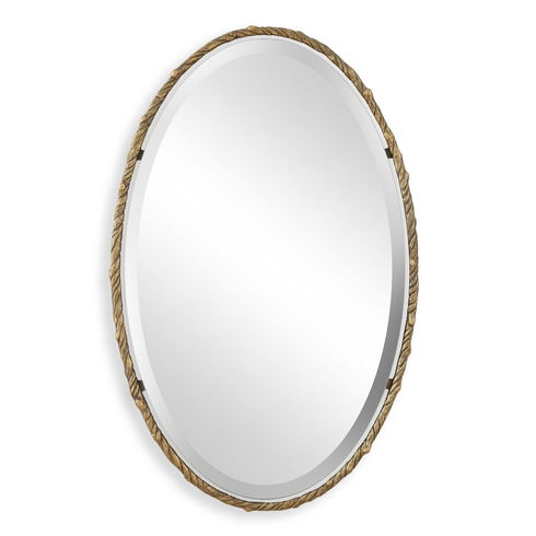 Twisted Branch Oval Mirror