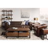 Vancouver Bookshelf Small Light Brown, Shelving & Bookcase by Moe's Home, 44" width x 75" height x 13.5" depth thumbnail 4