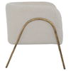 Jacobsen Off White Shearling Accent Chair thumbnail 4