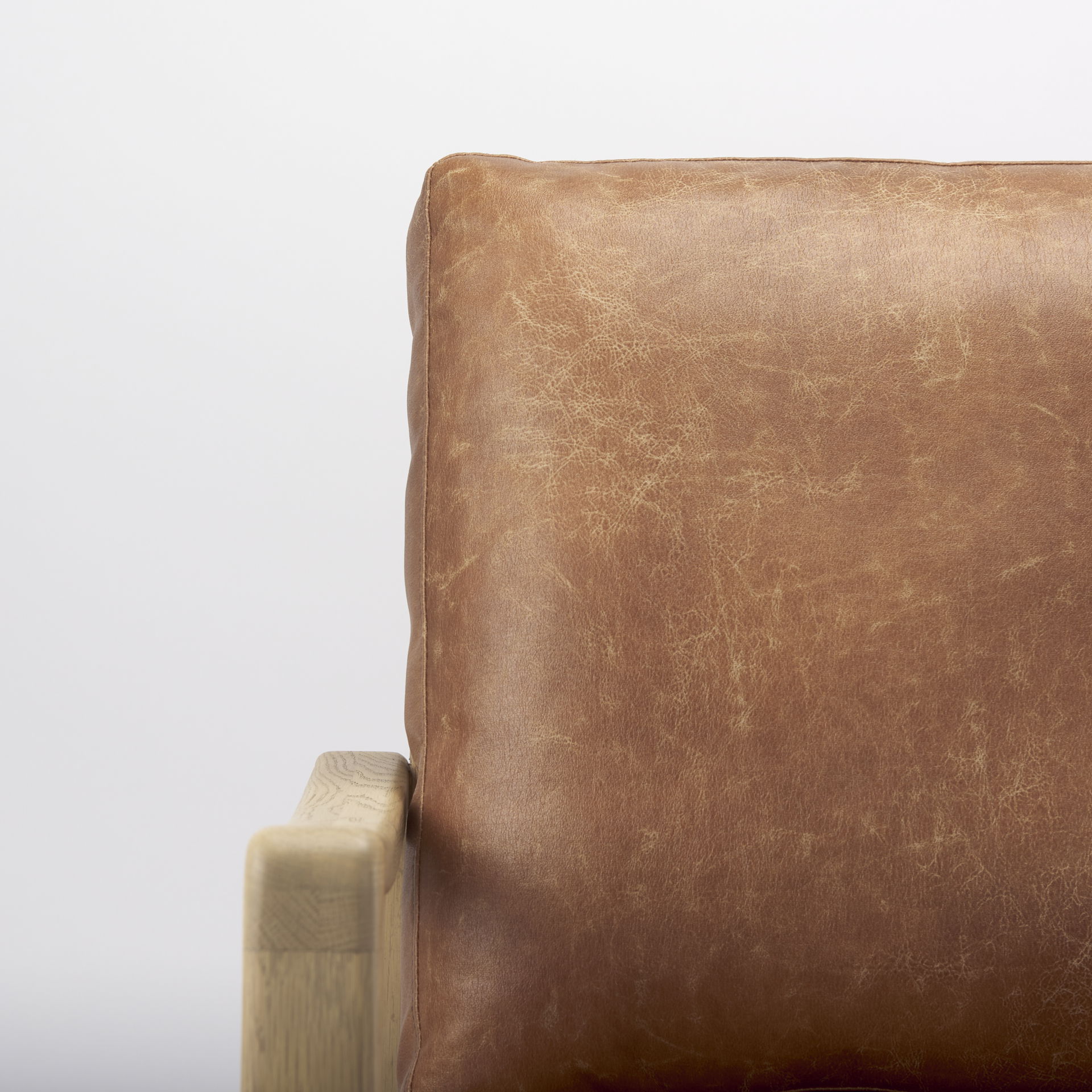 Raeleigh Tan Faux Leather Accent Chair large image 