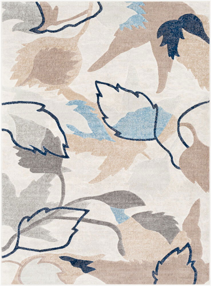 Remy Machine Woven Rug, by Surya, 1'3.75" length x 1'3.75" width