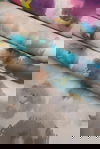 Impressionist Floral Copper & Blue Wallpaper thumbnail 4