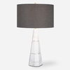 Citadel White Marble Table Lamp thumbnail 0