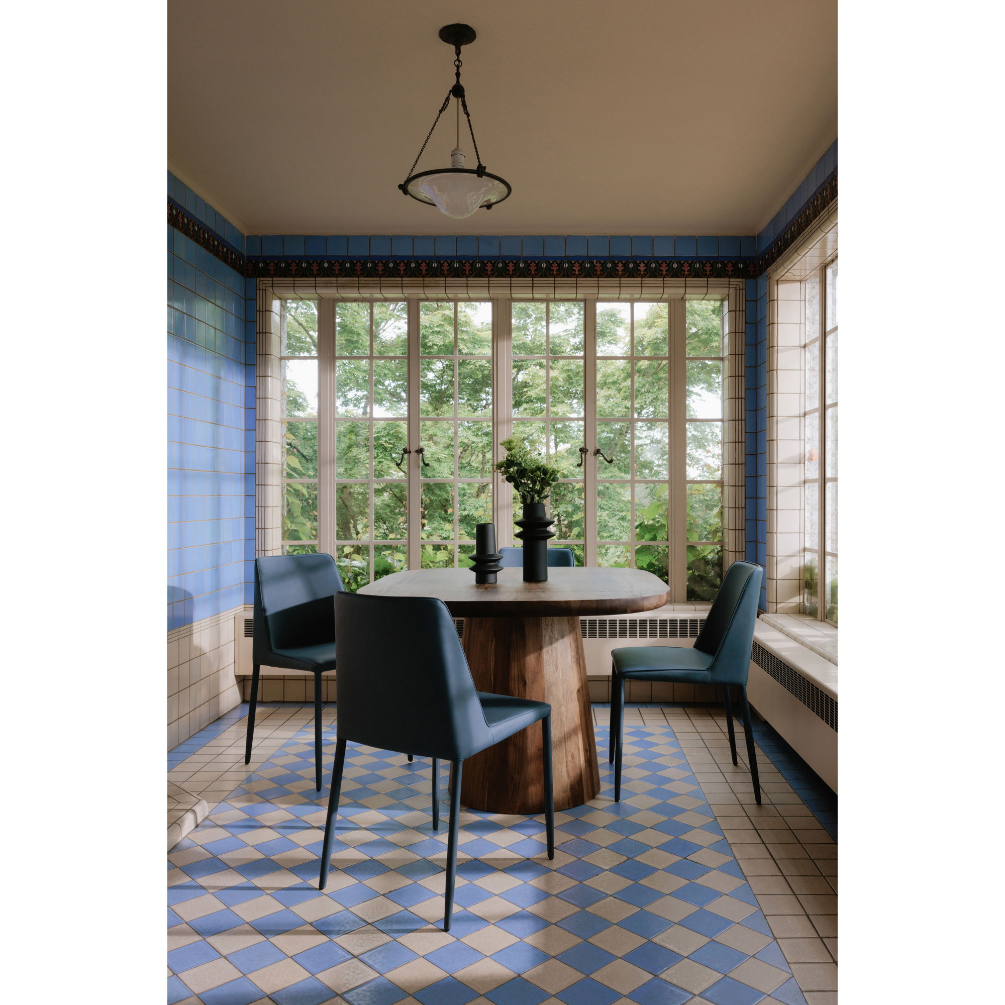 Freed Dining Table Natural, by Moe's Home, 47" width x 30.5" height x 41" depth View 7