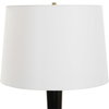 Brielle Polished Black Table Lamp, by Uttermost, 1'4" width x 2'11" height x 1'4" depth thumbnail 6