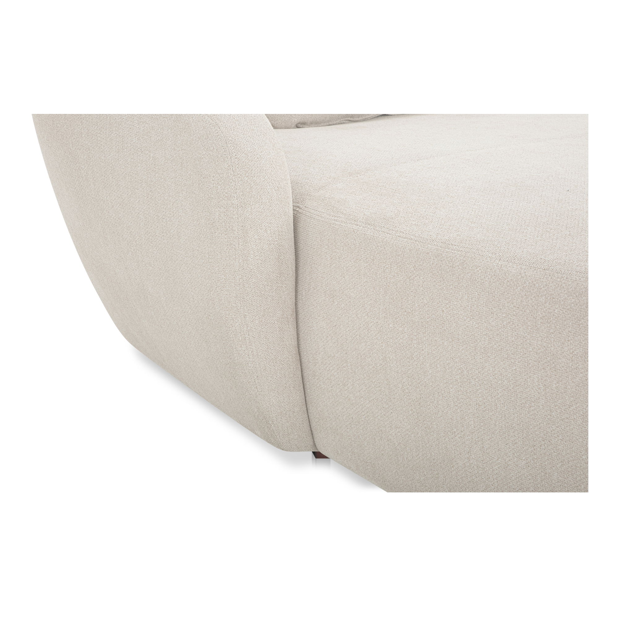 Amelia Left Arm Facing Chaise Warm White large image 