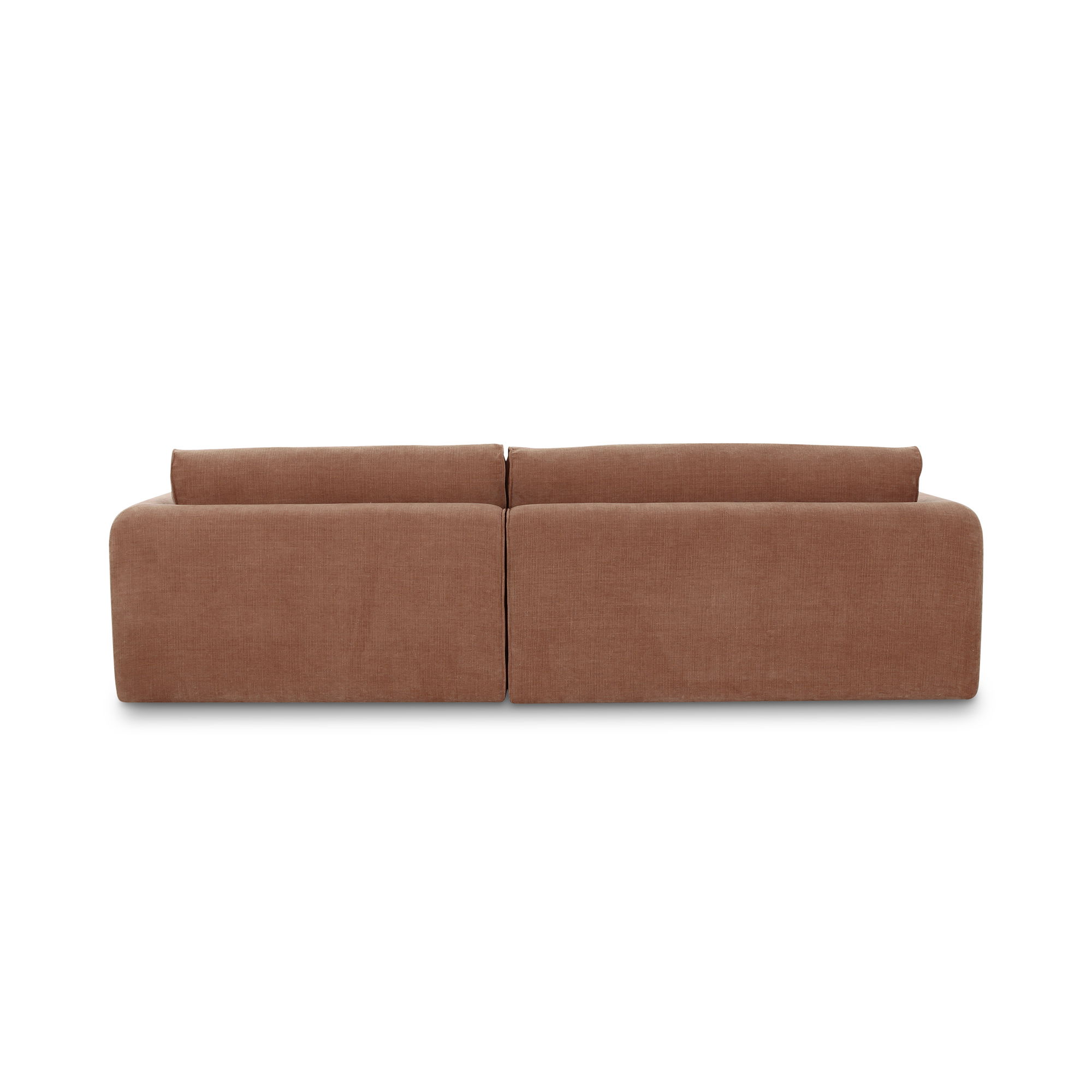 Madrid Right Sectional Heritage Pink, Sectional Sofa by Moe's Home, 112" width x 33.5" height x 65" depth View 5