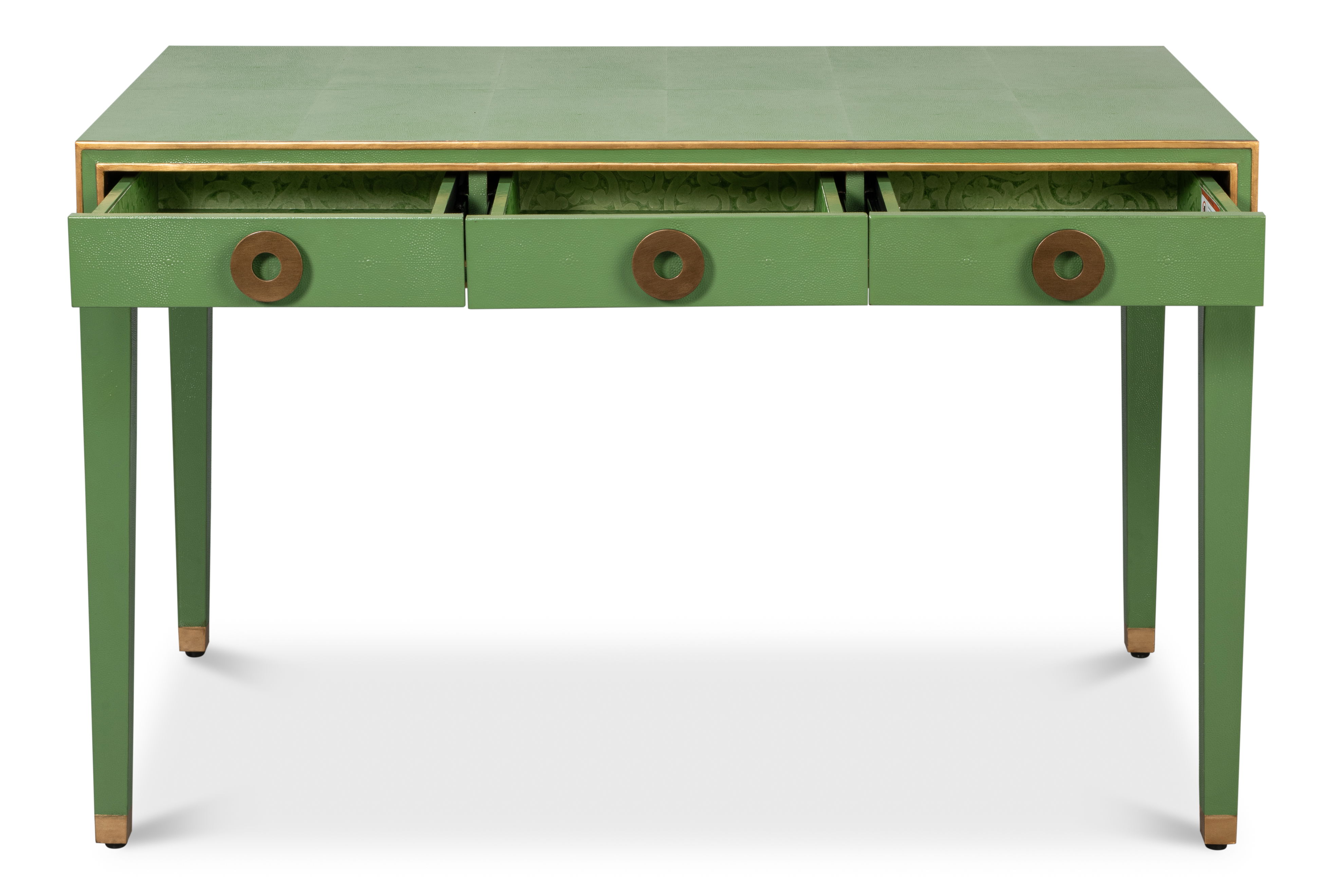 Gabriella Shagreen Desk/Table Watercress large image 