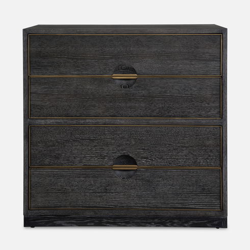 Besos 4 Drawer Walnut Chest