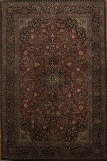 Online Designer Bedroom Timeless Elegance: Kashan Persian Area Rug 6x9