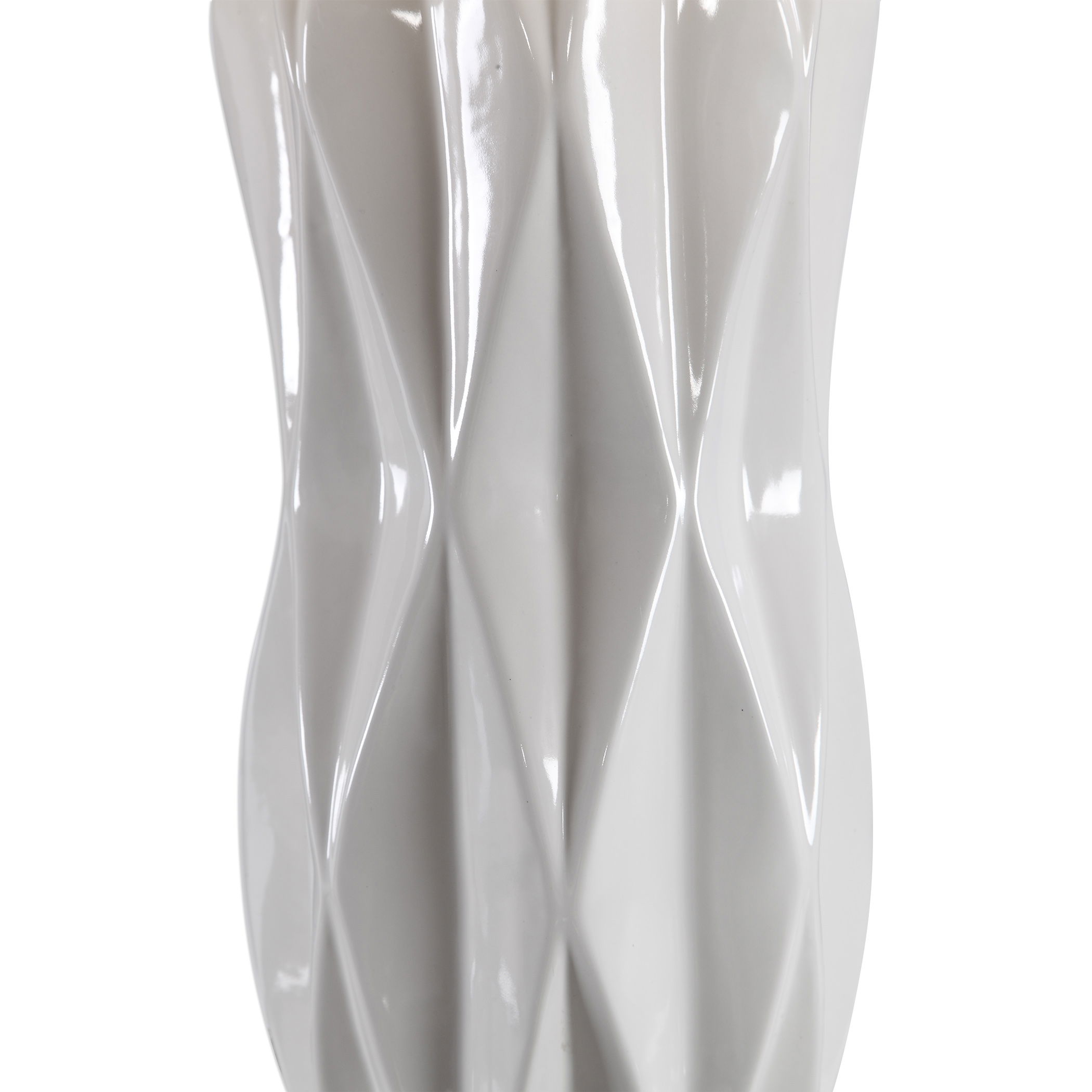 Malena Glossy White Table Lamp large image 