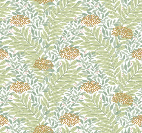 Highgrove White Wallpaper