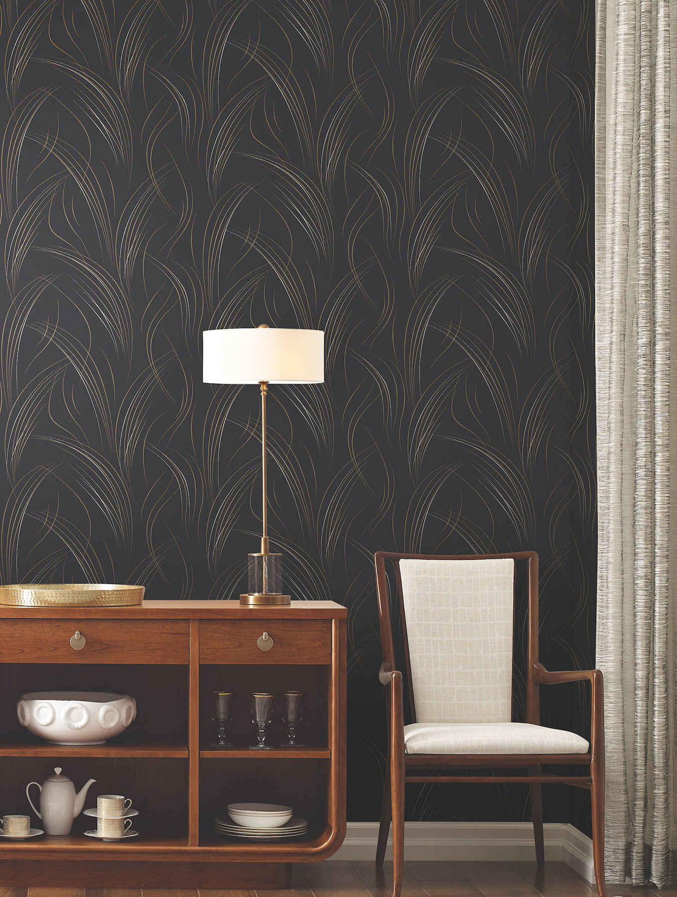 Graceful Wisp Black Wallpaper Graceful Wisp Black Wallpaper large image